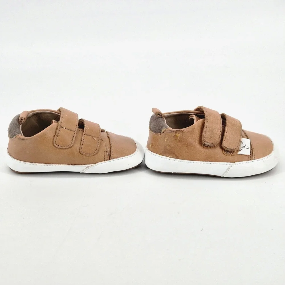Little Love Bug Toddler Shoes Size 6 Lot Tan Used Black NWOT Barefoot Sneakers